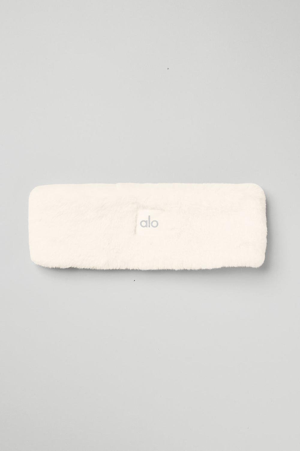 Diademas Alo Yoga Faux Fur Ear Warmers Mujer Ivory | Mexico  AJS-893205