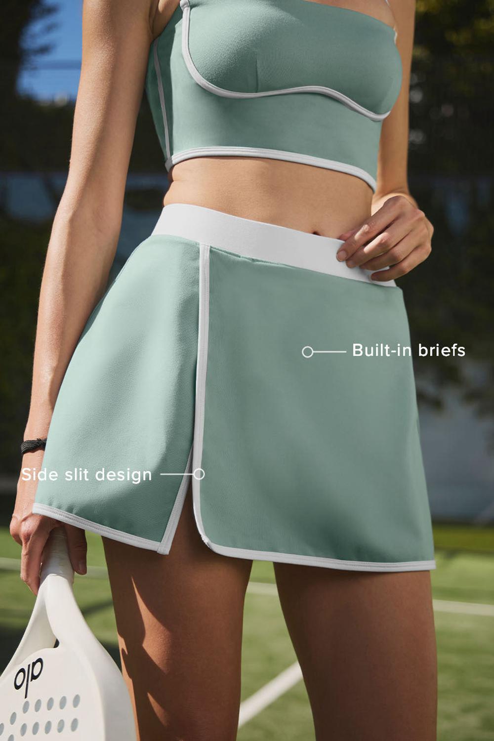 Falda Alo Yoga Airbrush Streamlined Mujer Verdes | Mexico  RDB-184732