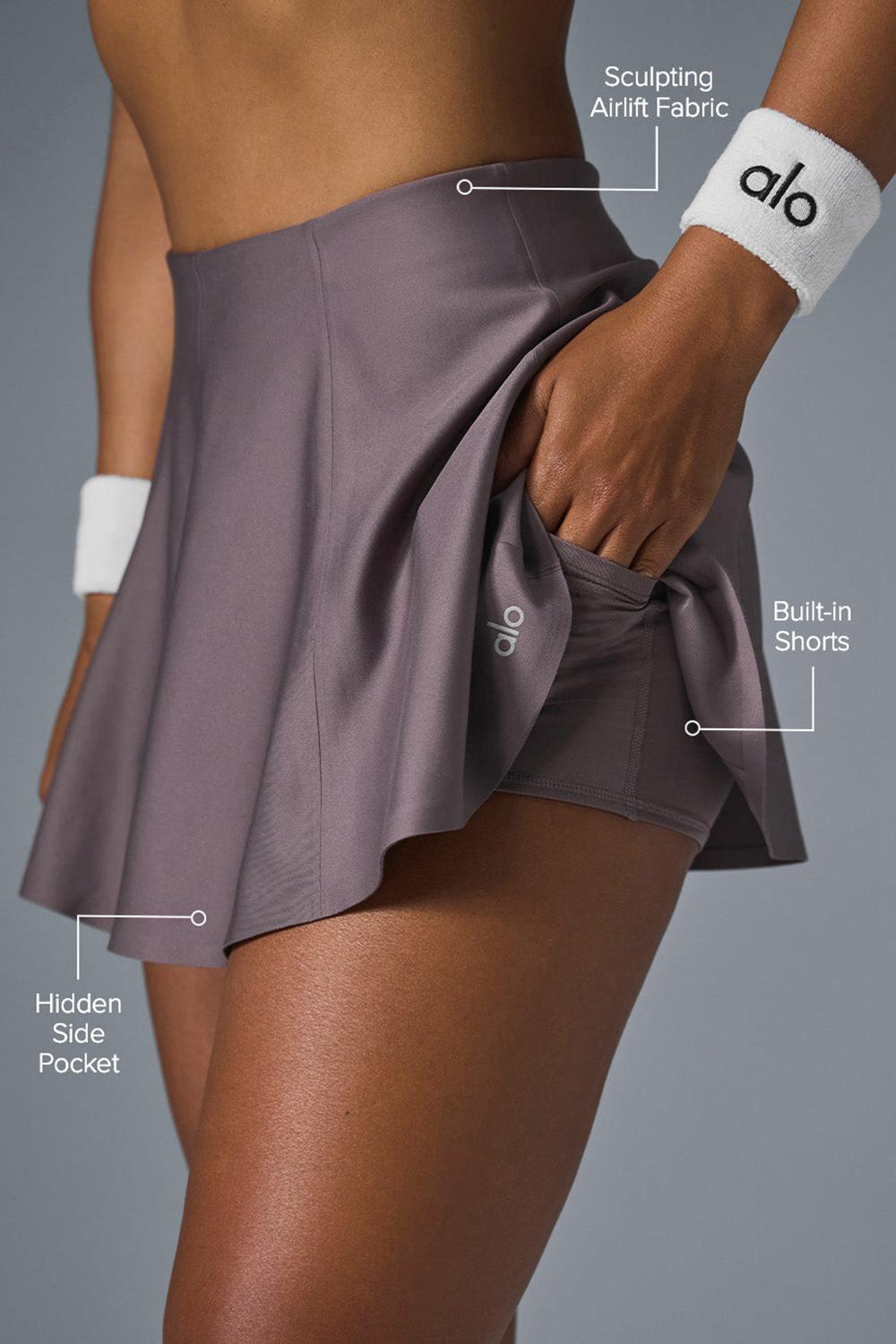 Falda Alo Yoga Airlift Down The Line Tennis Mujer Raisinette | Mexico  GPN-914068