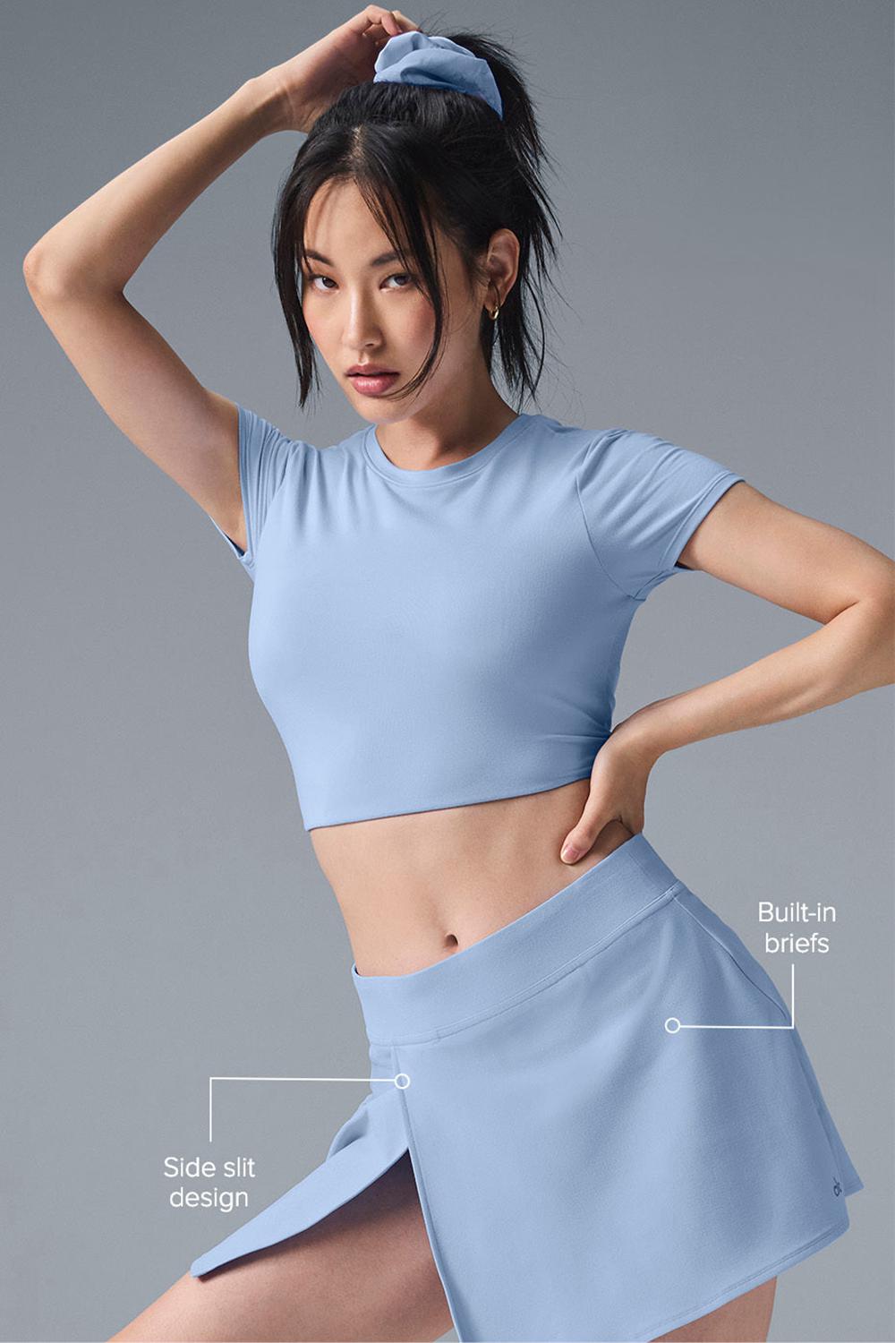 Falda Alo Yoga Alosoft Backspin Mujer Azules | Mexico  OAD-931247