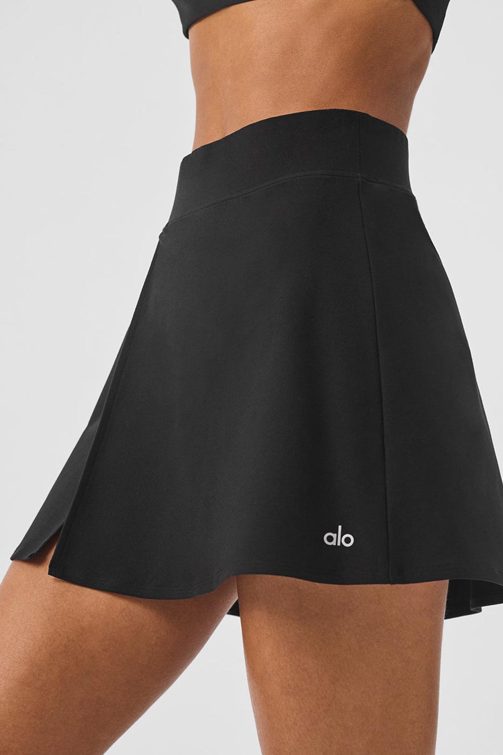Falda Alo Yoga Alosoft Backspin Mujer Negros | Mexico  YDF-623157