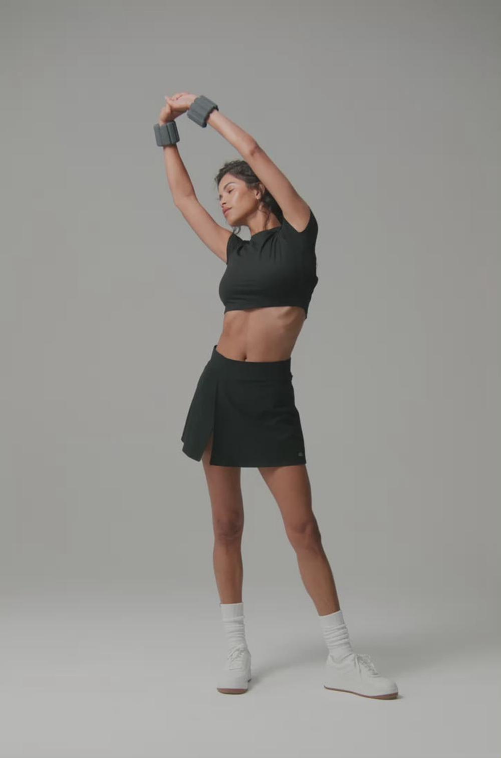 Falda Alo Yoga Alosoft Backspin Mujer Negros | Mexico  YDF-623157