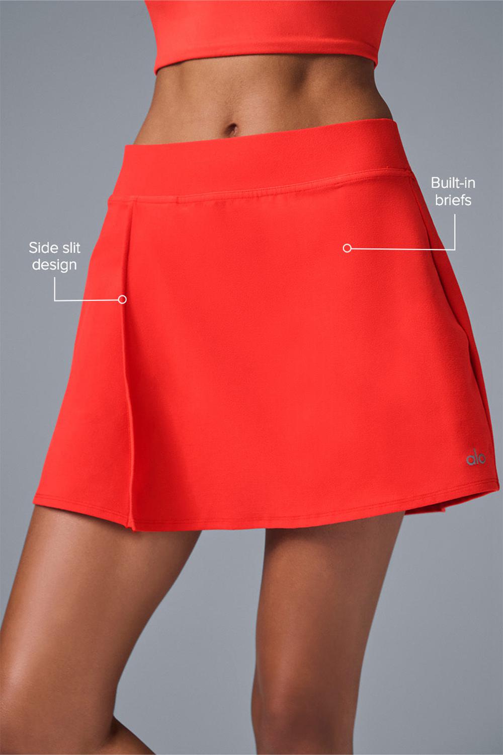Falda Alo Yoga Alosoft Backspin Mujer Rojos | Mexico  UKD-956843