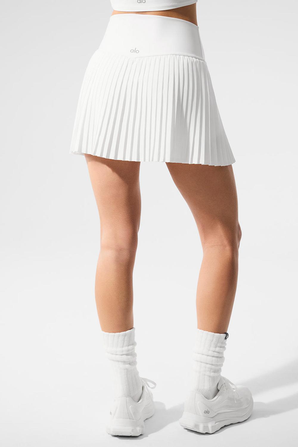 Falda Alo Yoga Grand Slam Tennis Mujer Blancos | Mexico  OTP-089145
