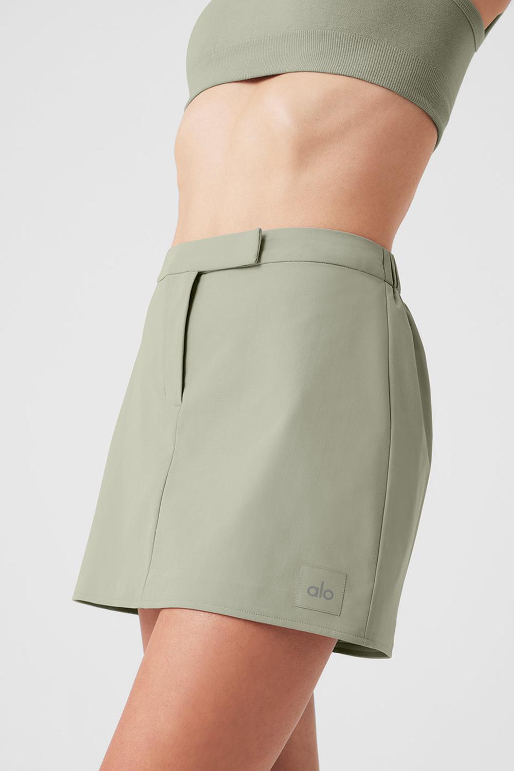 Falda Alo Yoga High Speed Mini Mujer Limestone | Mexico  NFJ-492571