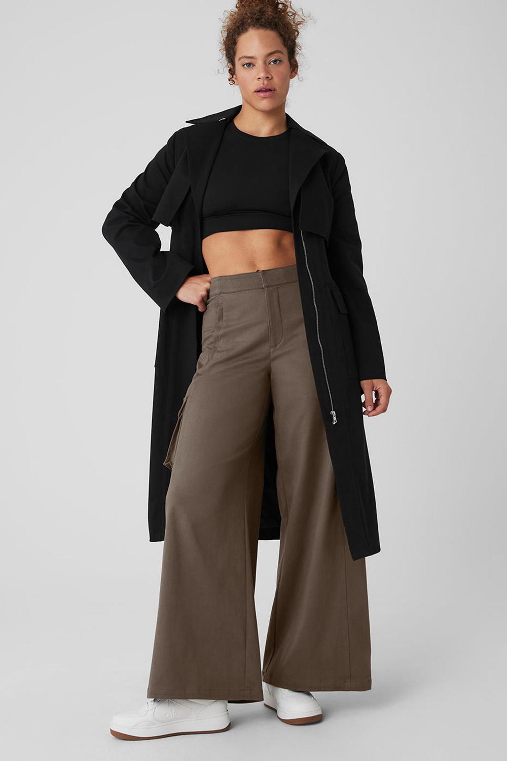 Gabardina Alo Yoga Formation Mujer Negros | Mexico  NTK-481027