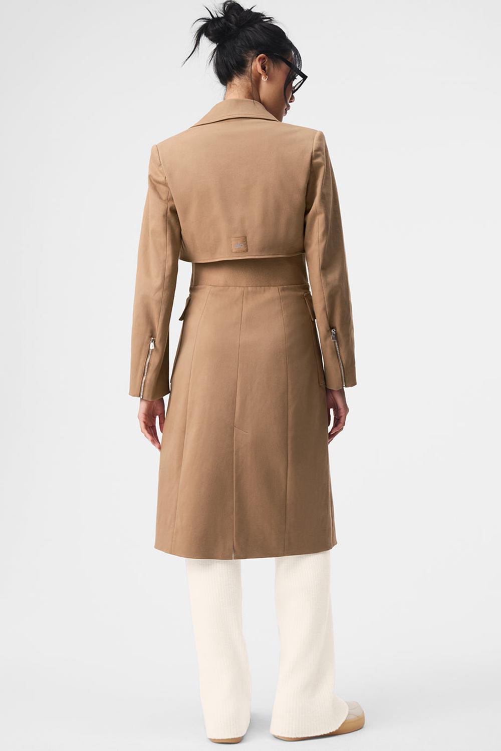 Gabardina Alo Yoga Formation Mujer Toasted Almond | Mexico  MFH-293810
