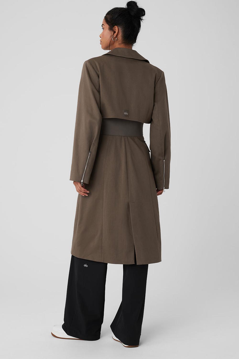 Gabardina Alo Yoga Formation Mujer Verde Oliva | Mexico  GJD-260185