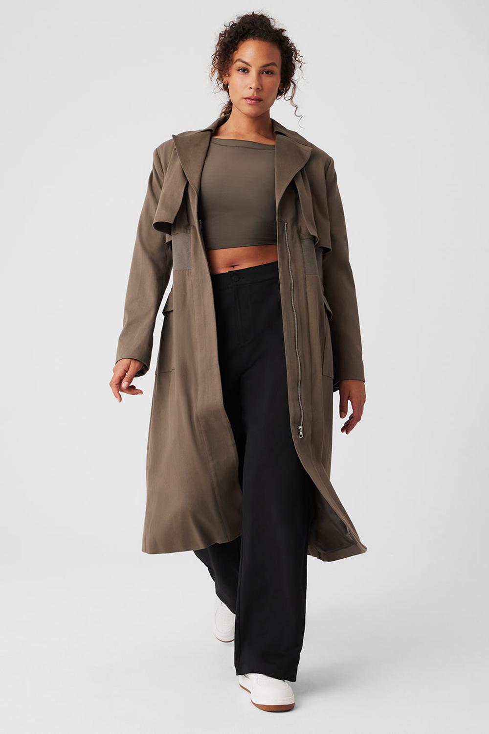 Gabardina Alo Yoga Formation Mujer Verde Oliva | Mexico  GJD-260185