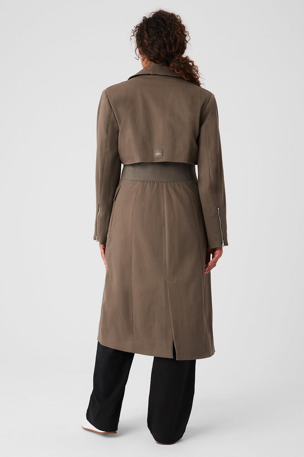 Gabardina Alo Yoga Formation Mujer Verde Oliva | Mexico  GJD-260185