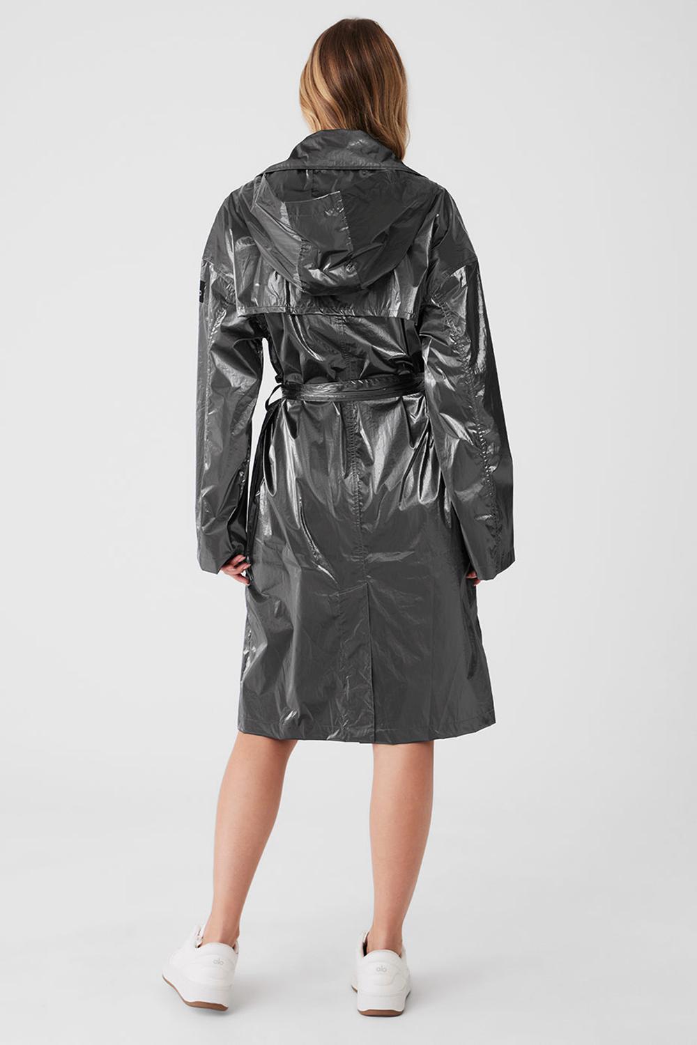 Gabardina Alo Yoga Metallic Break Line Mujer Plateados | Mexico  IJM-132564