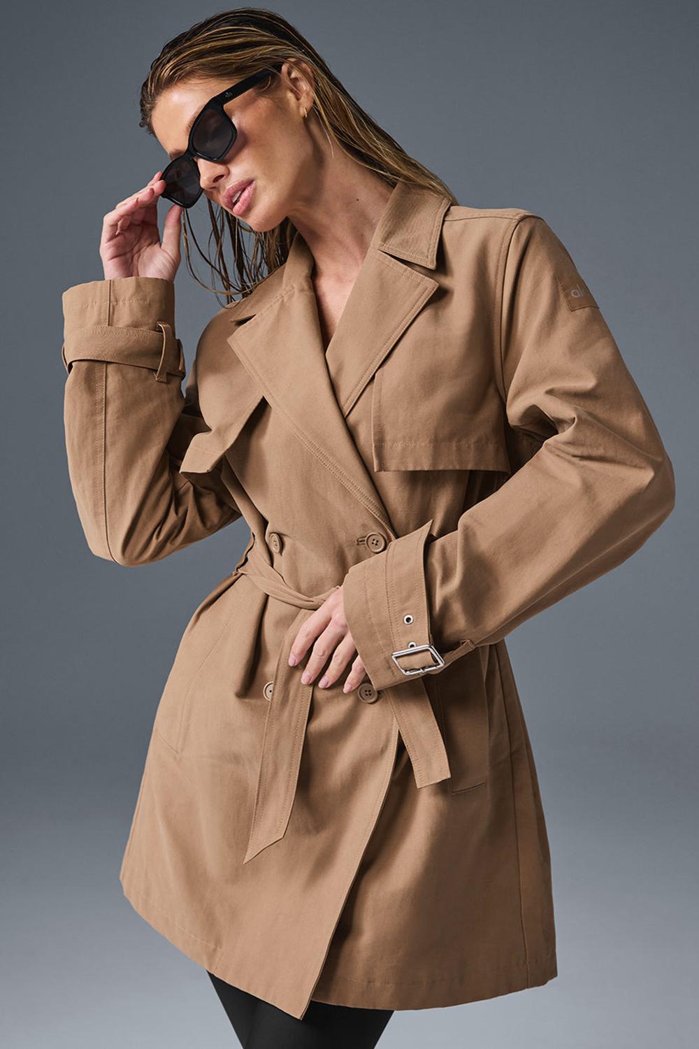 Gabardina Alo Yoga Prime Mujer Toasted Almond | Mexico  FRG-732961