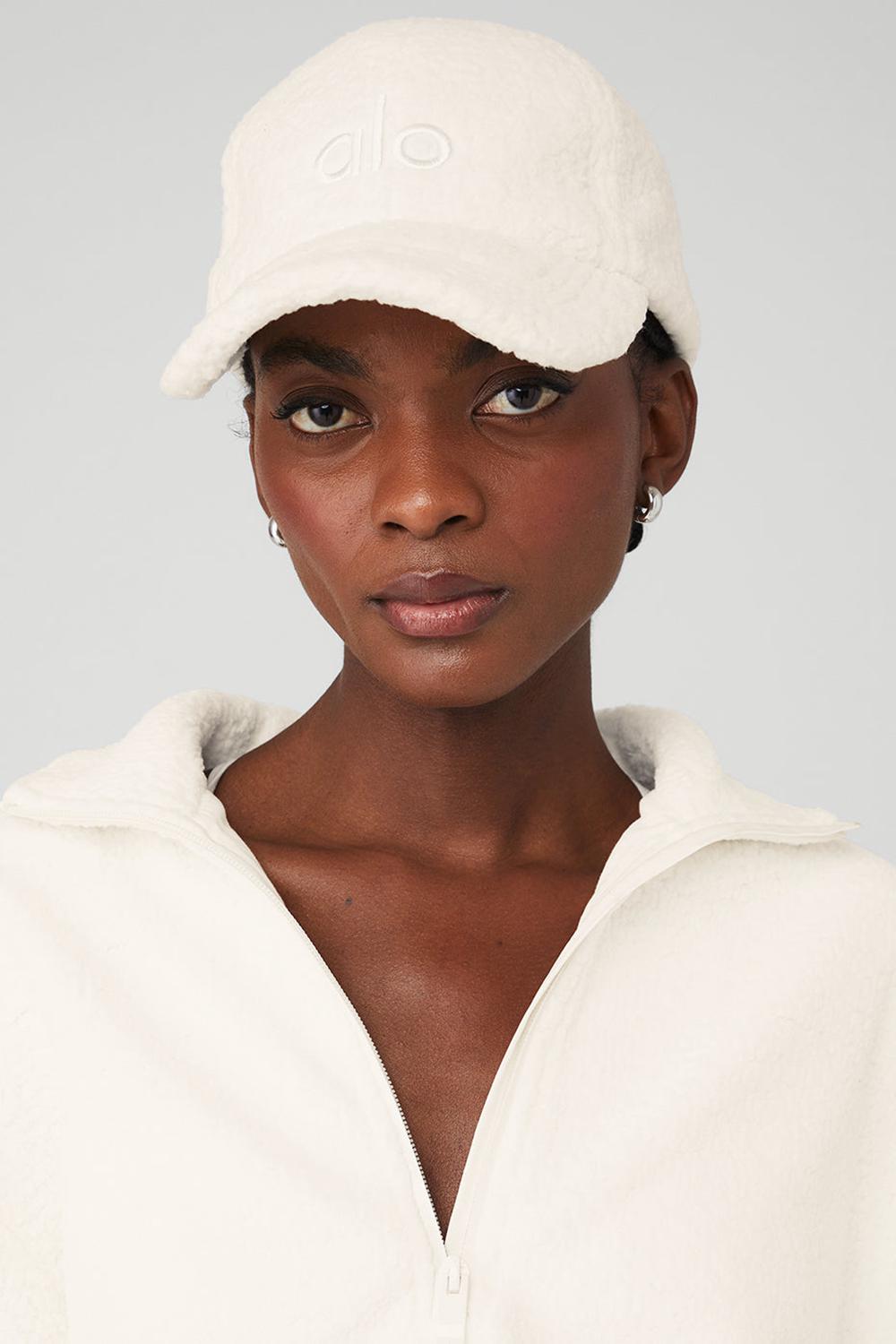 Gorras Alo Yoga Micro Sherpa Off-Duty Mujer Ivory | Mexico  IUC-032571