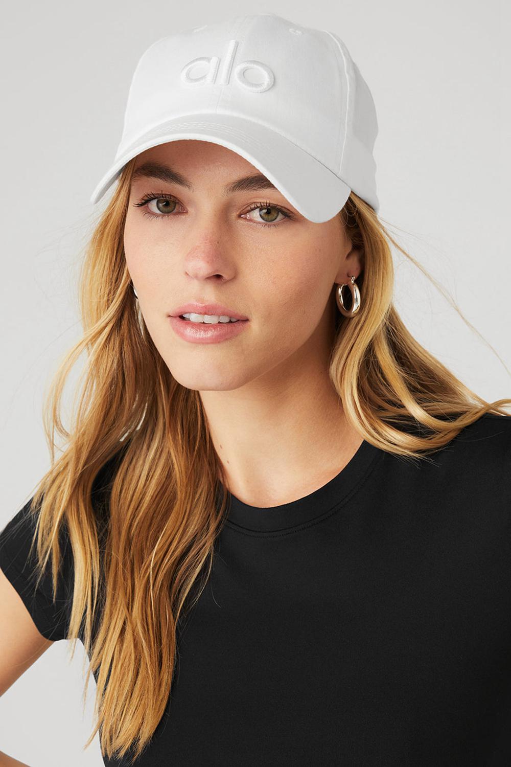 Gorras Alo Yoga Off-Duty Mujer Blancos Blancos | Mexico  GTV-847621