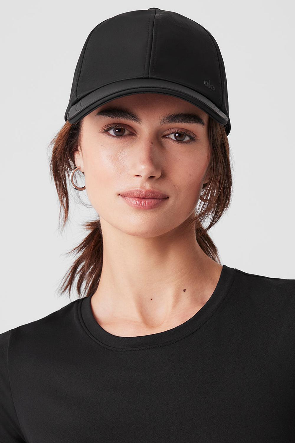Gorras Alo Yoga Satin Off-Duty Mujer Negros | Mexico  OIC-745362