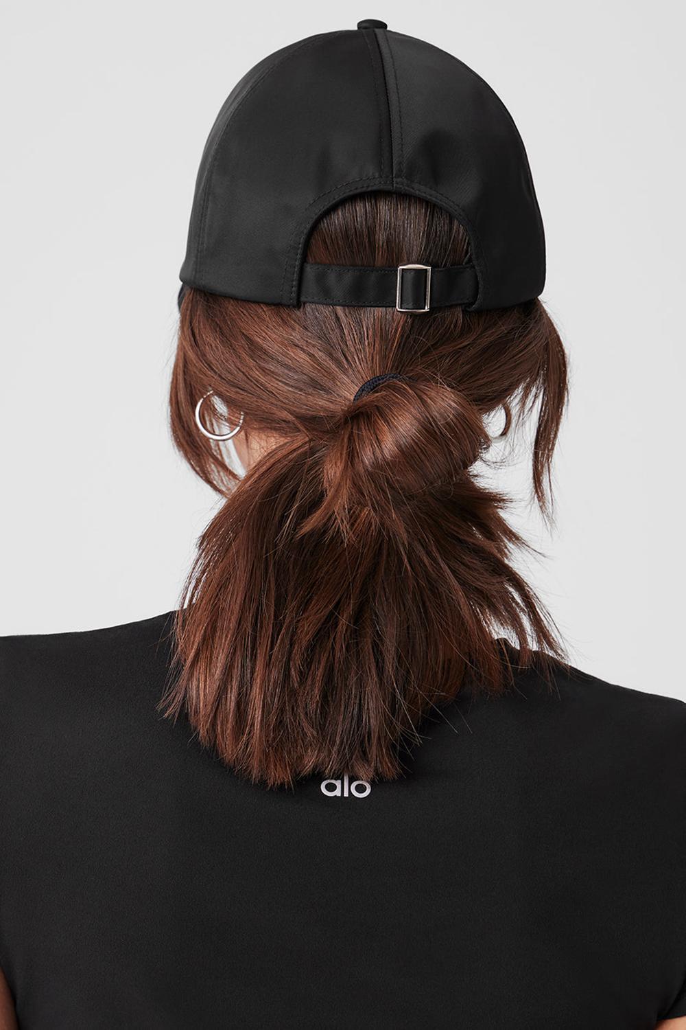 Gorras Alo Yoga Satin Off-Duty Mujer Negros | Mexico  OIC-745362