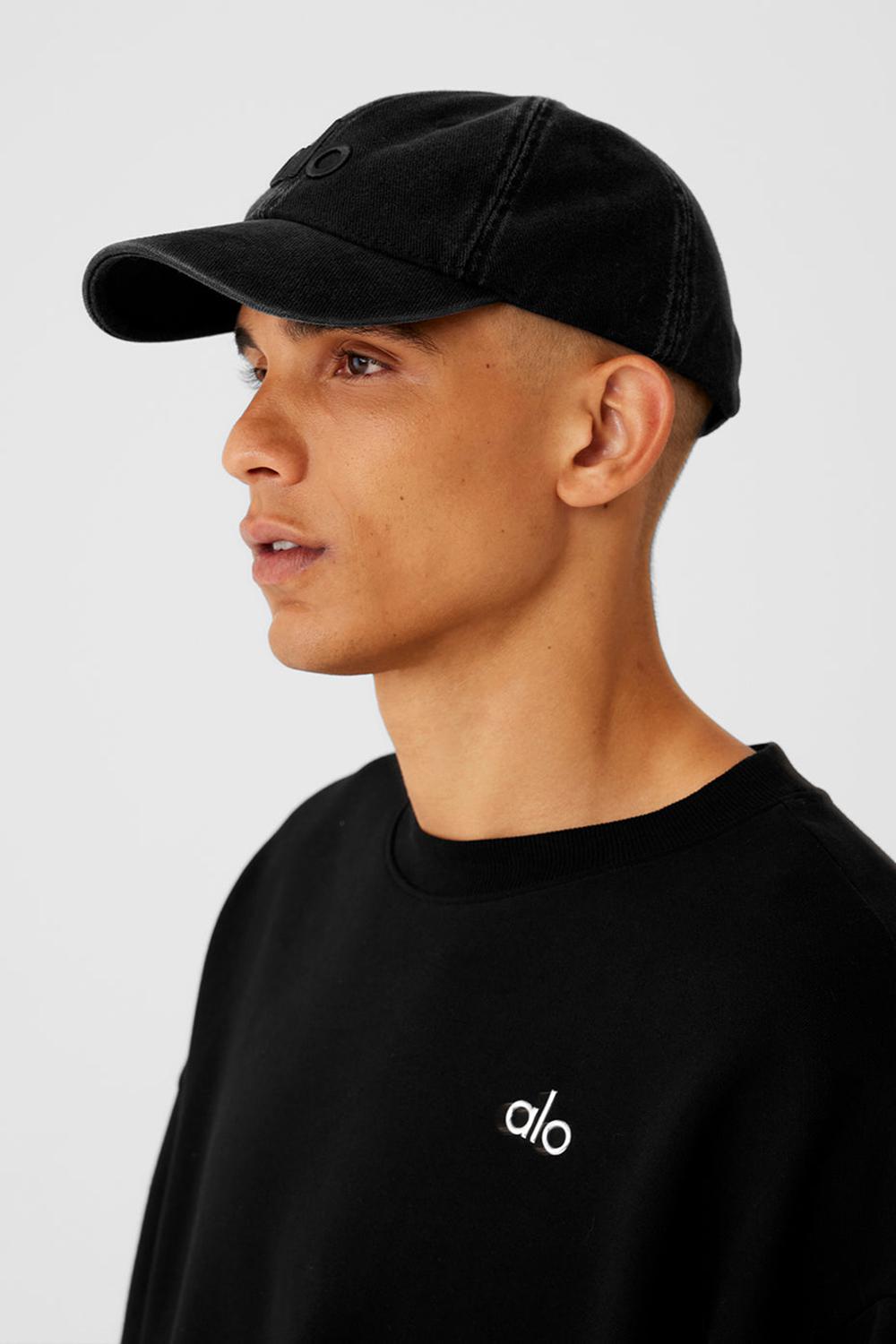 Gorras Alo Yoga Washed Off-Duty Mujer Negros | Mexico  PIT-953170