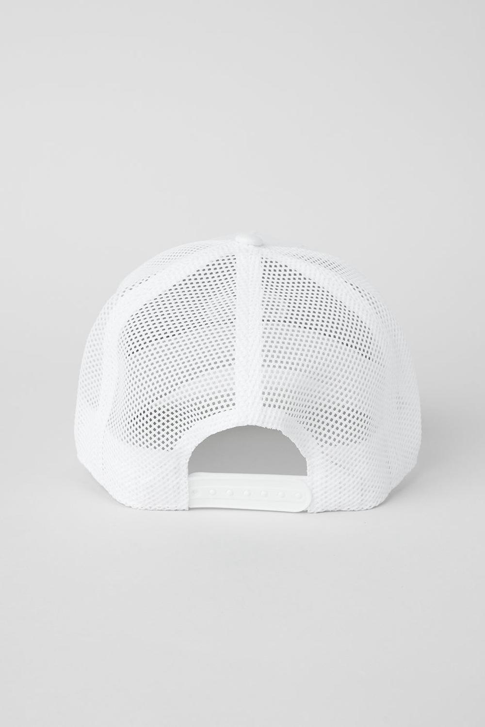 Gorras De Camionero Alo Yoga District Hombre Blancos Blancos | Mexico  ZJS-581243