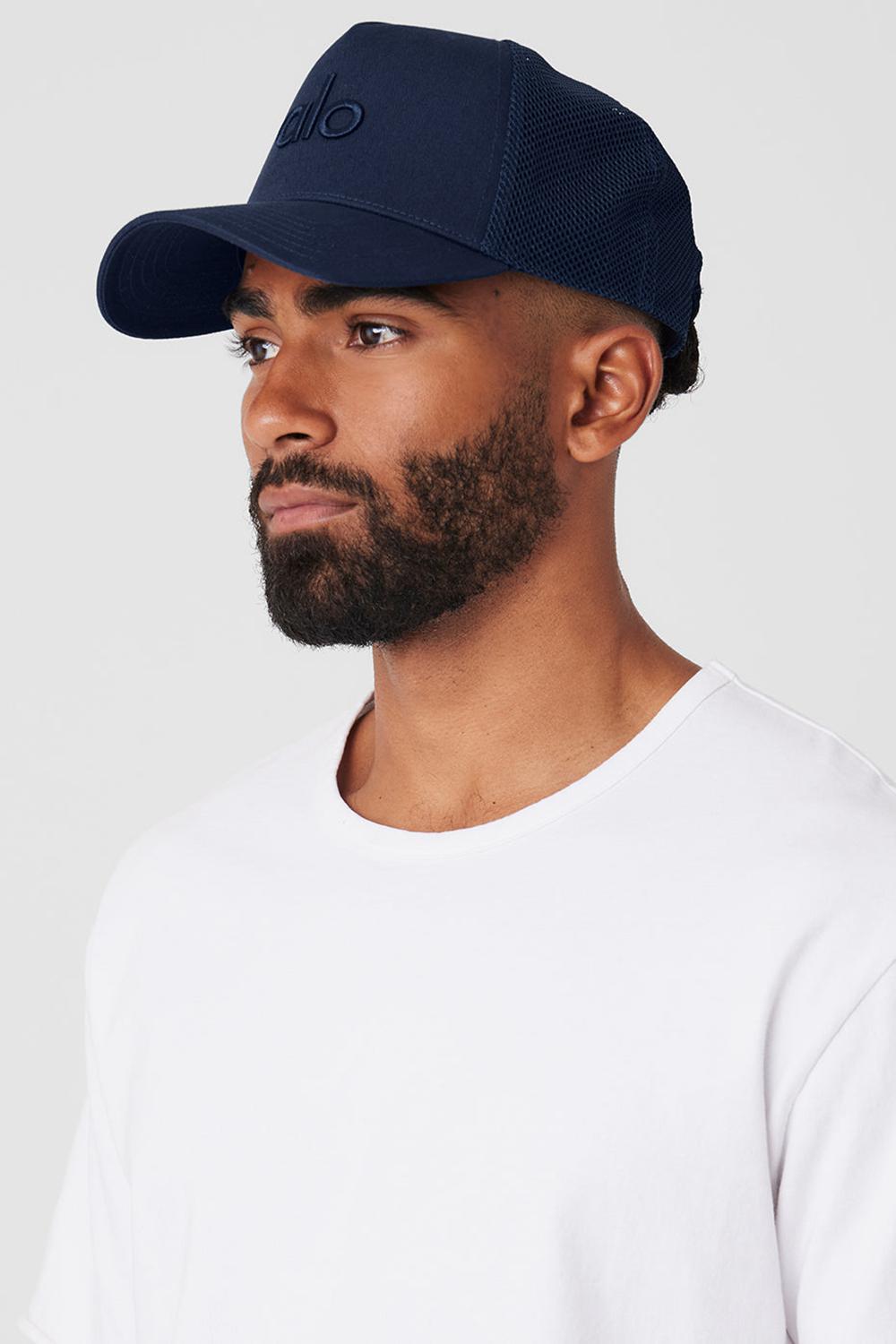Gorras De Camionero Alo Yoga District Hombre Azul Marino | Mexico  PYS-426501