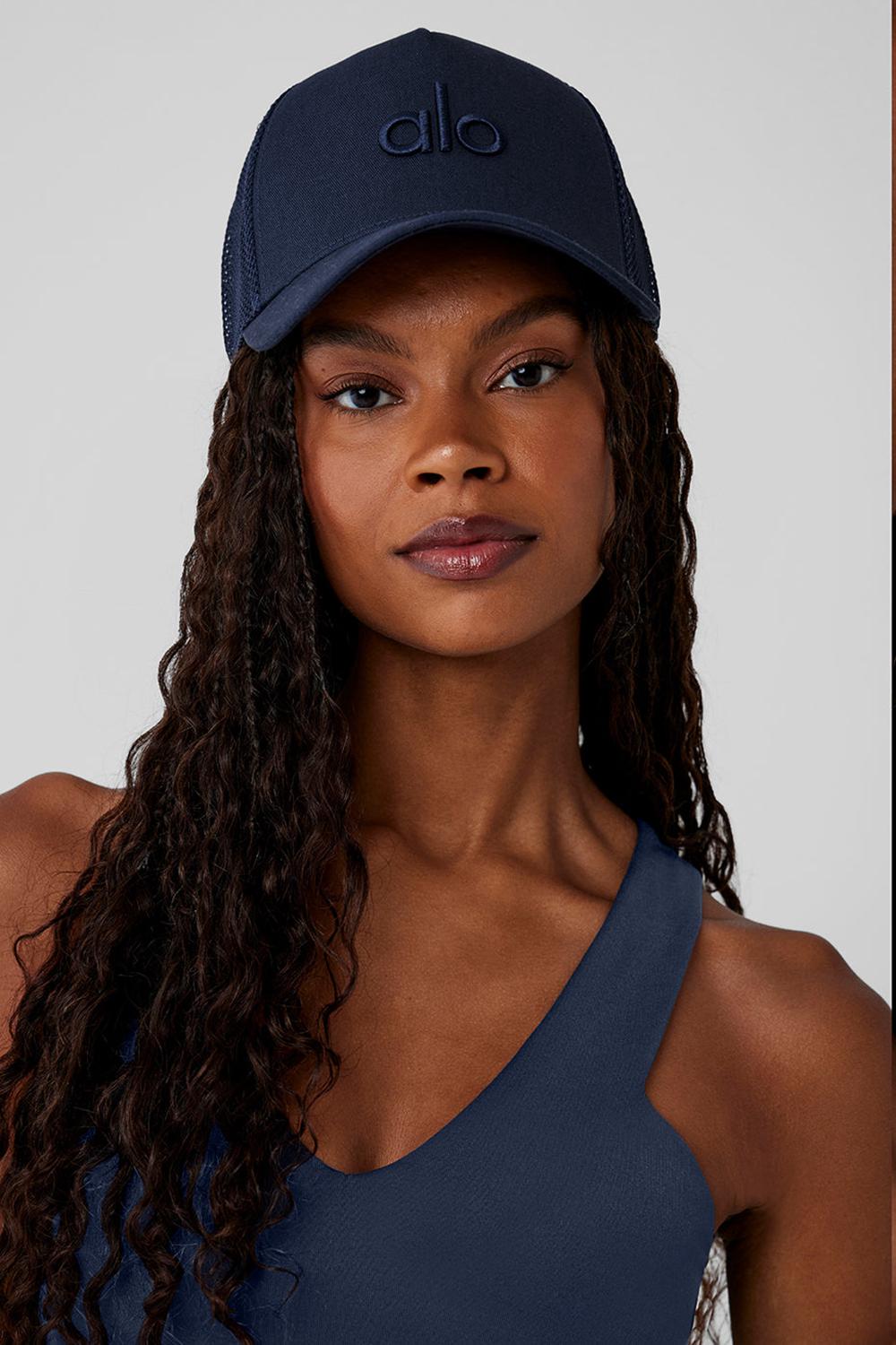 Gorras De Camionero Alo Yoga District Mujer Azul Marino | Mexico  PGN-947230