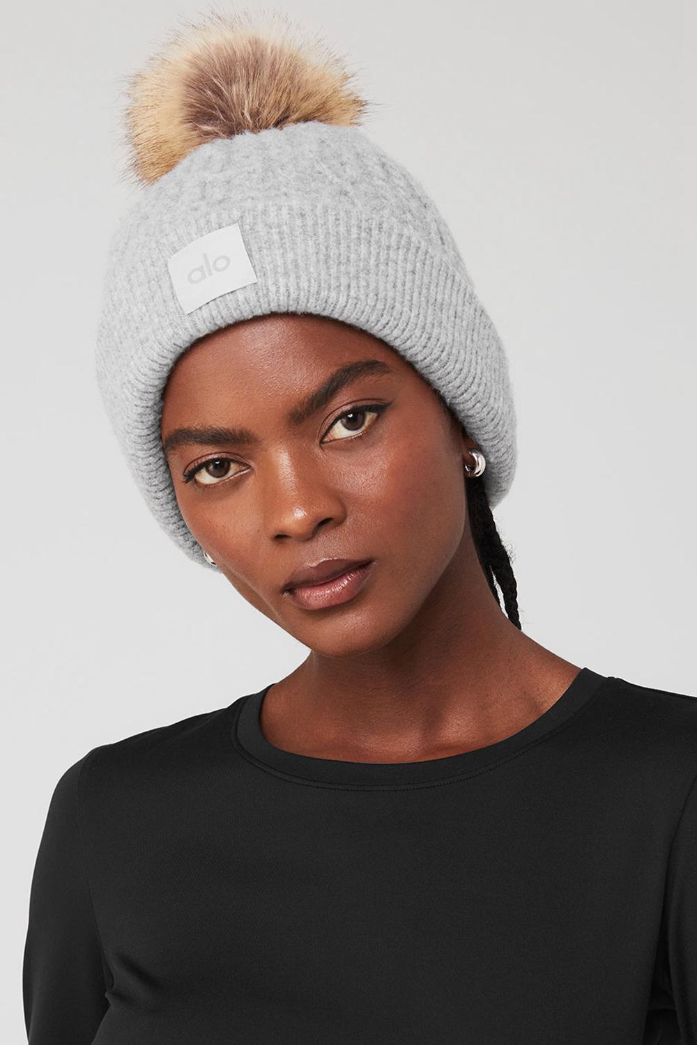 Gorro Alo Yoga Cable Knit Mujer Grises | Mexico  JDY-386951