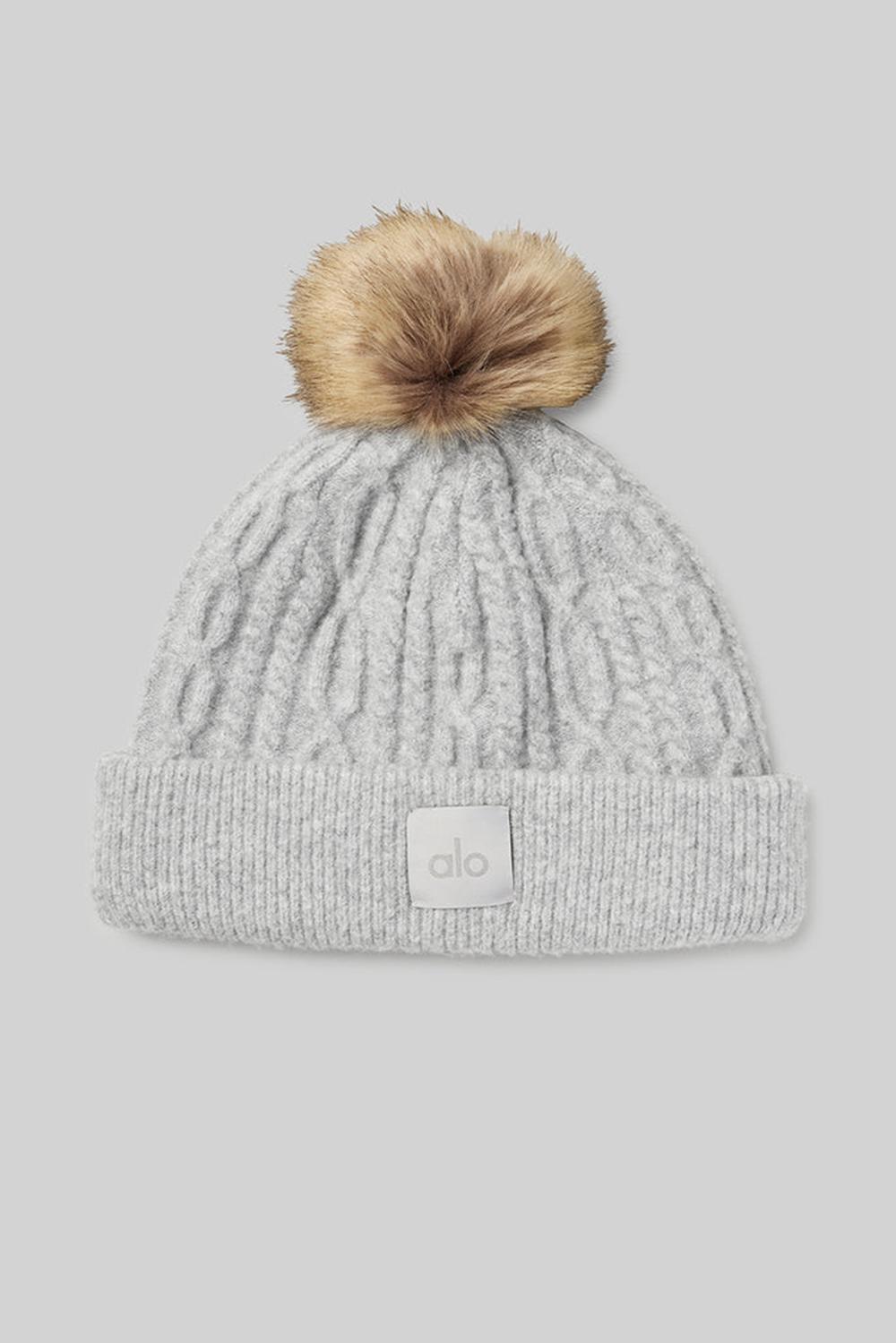 Gorro Alo Yoga Cable Knit Mujer Grises | Mexico  JDY-386951