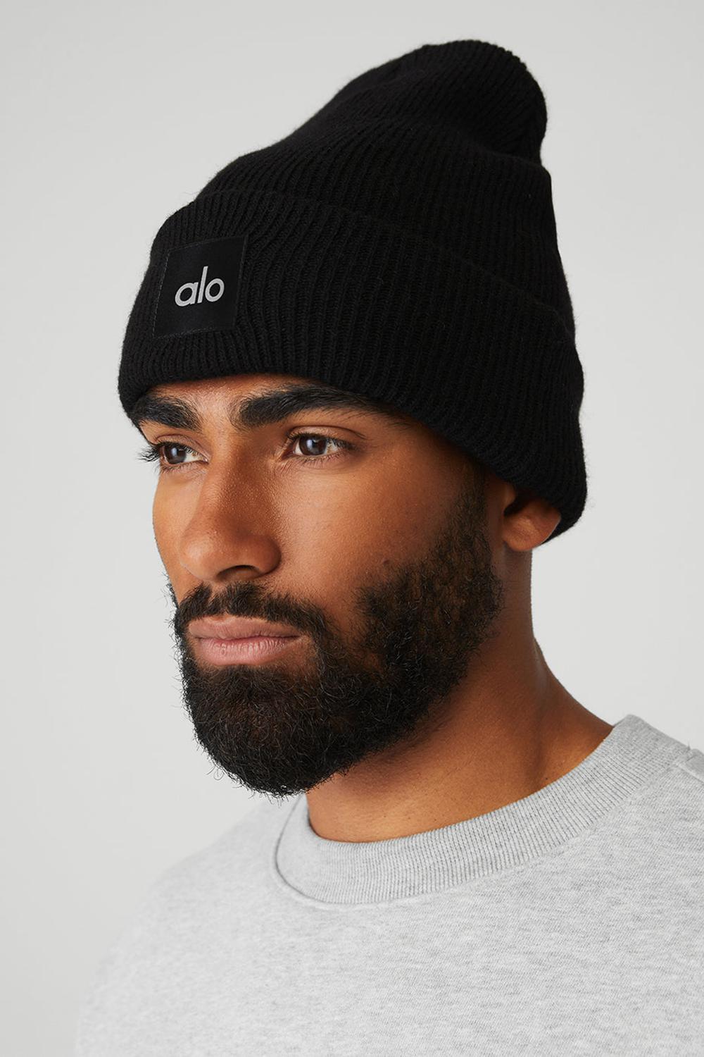 Gorro Alo Yoga Everyday Hombre Negros | Mexico  KOB-783960