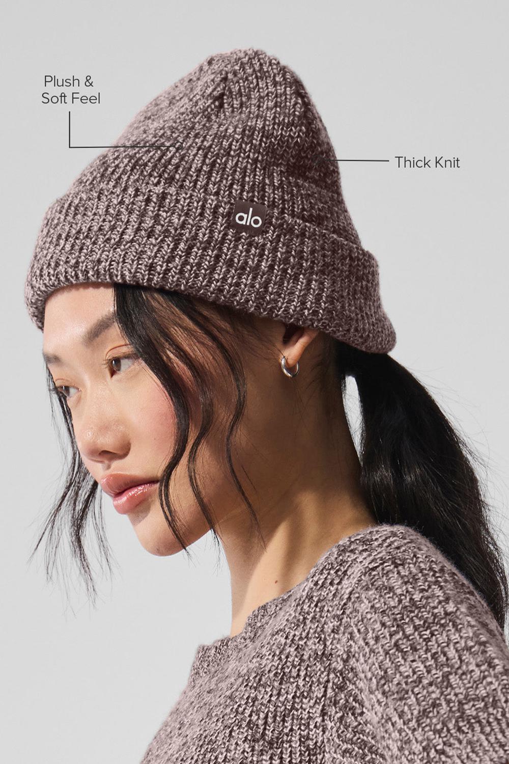 Gorro Alo Yoga Marl Mujer Mushroom Marl | Mexico  JXG-469058