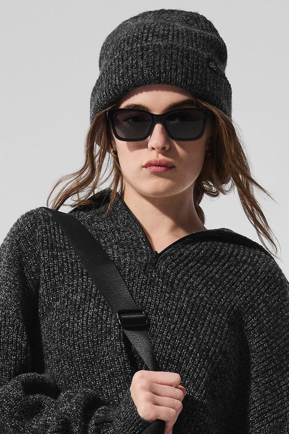 Gorro Alo Yoga Marl Mujer Negros | Mexico  AND-173406