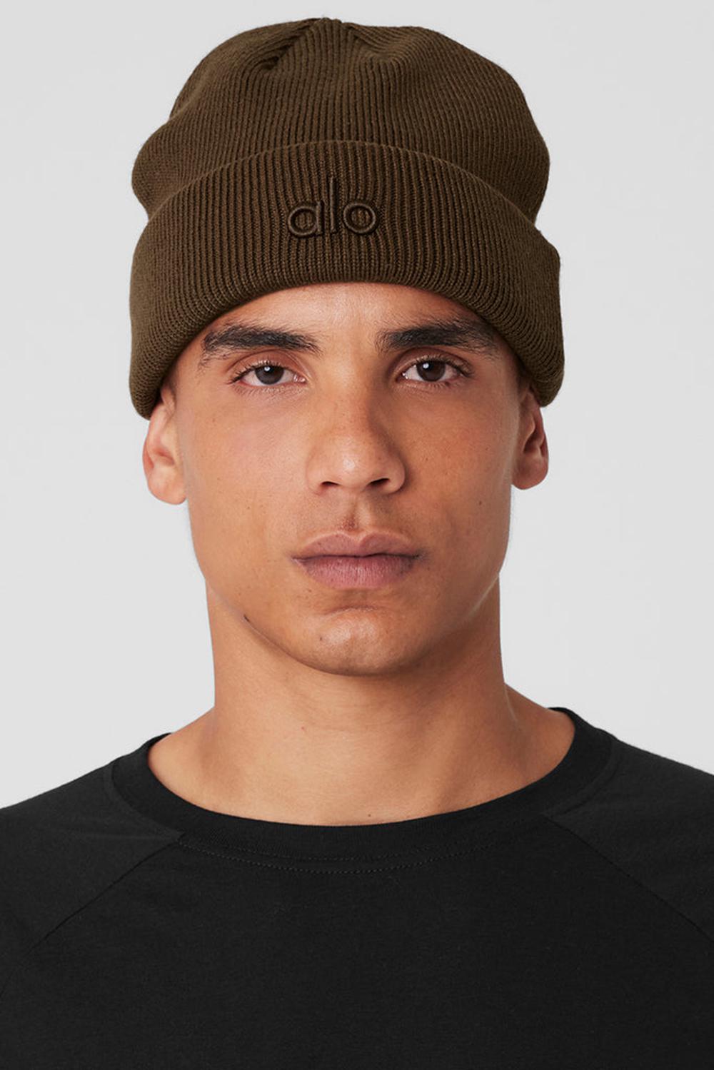 Gorro Alo Yoga Notable Hombre Espresso | Mexico  PQS-562718