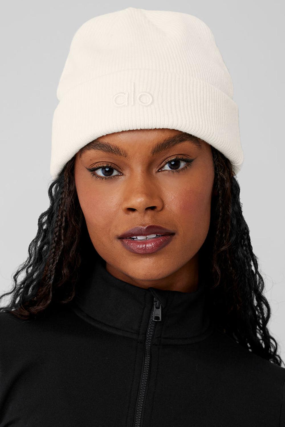Gorro Alo Yoga Notable Mujer Ivory | Mexico  VSA-683957