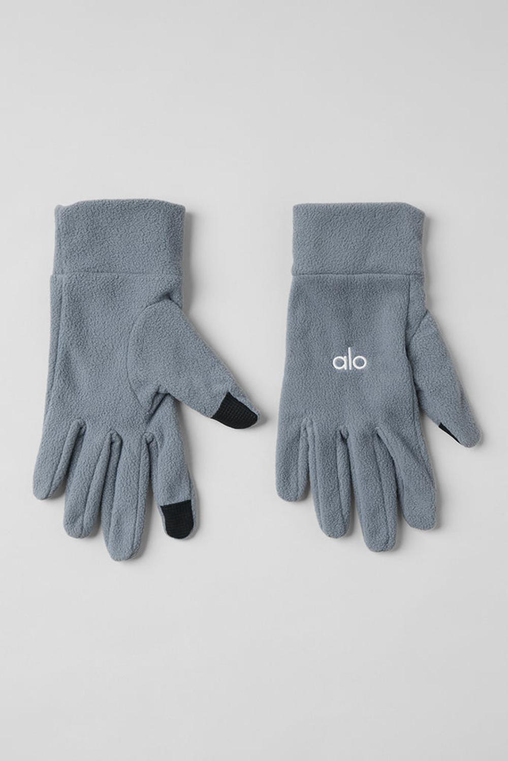 Guantes Alo Yoga Performance Fleece Glove Mujer Grises | Mexico  UMH-701638
