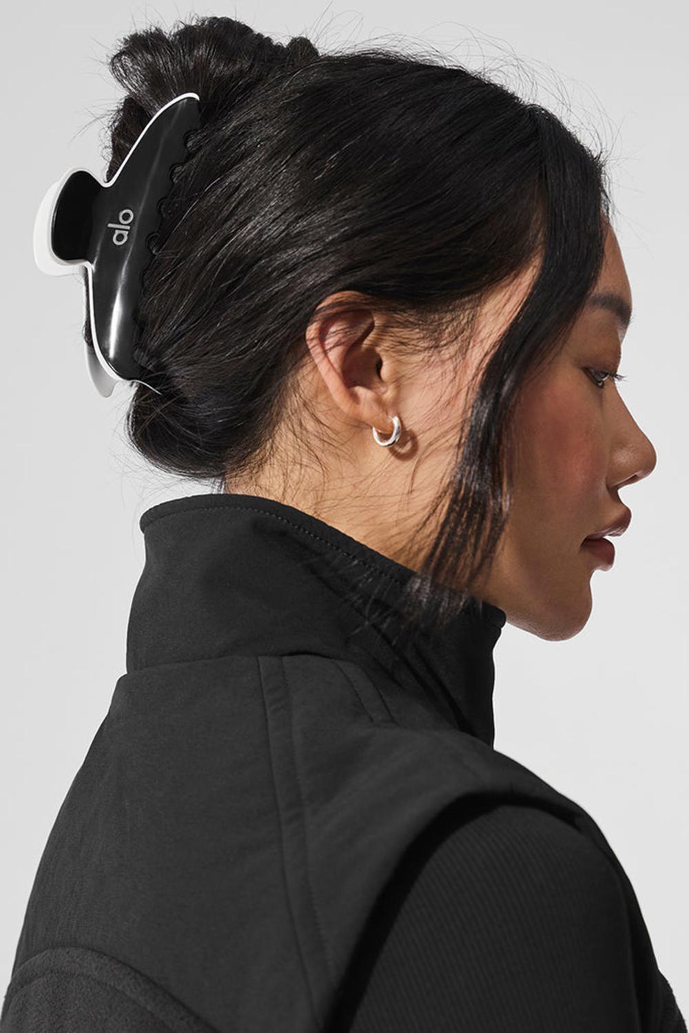 Hair Claw Alo Yoga Outline Claw Clip Mujer Negros Blancos | Mexico  CEQ-208637