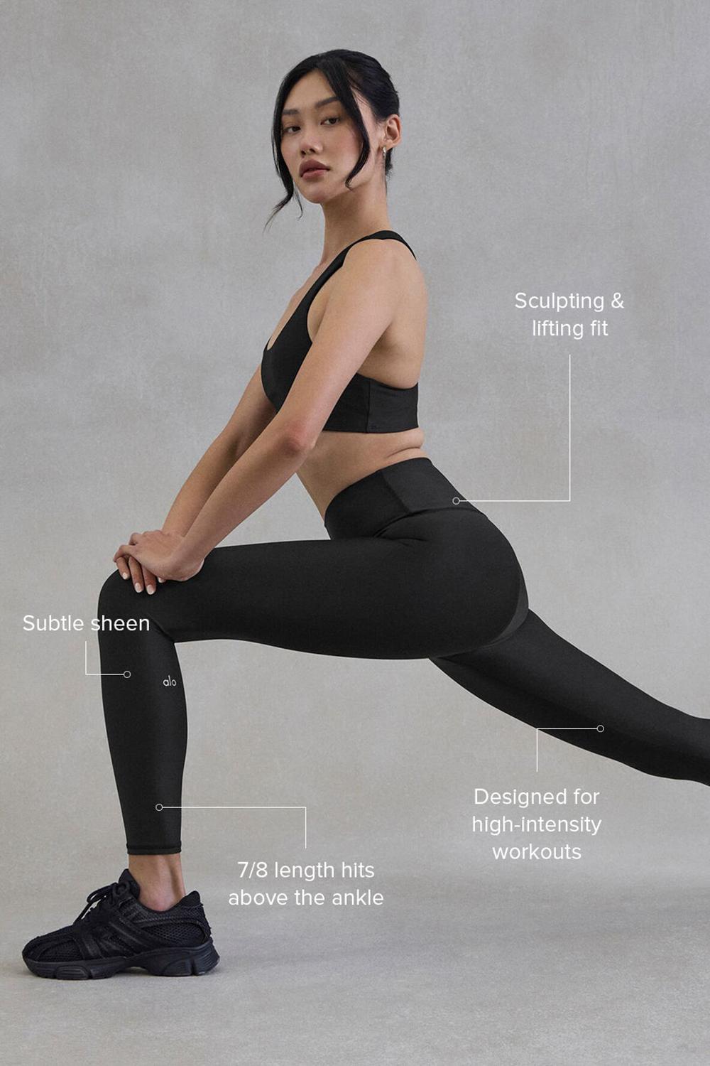 Leggins Alo Yoga 7/8 High-Waist Airlift Mujer Negros | Mexico  IKD-864537