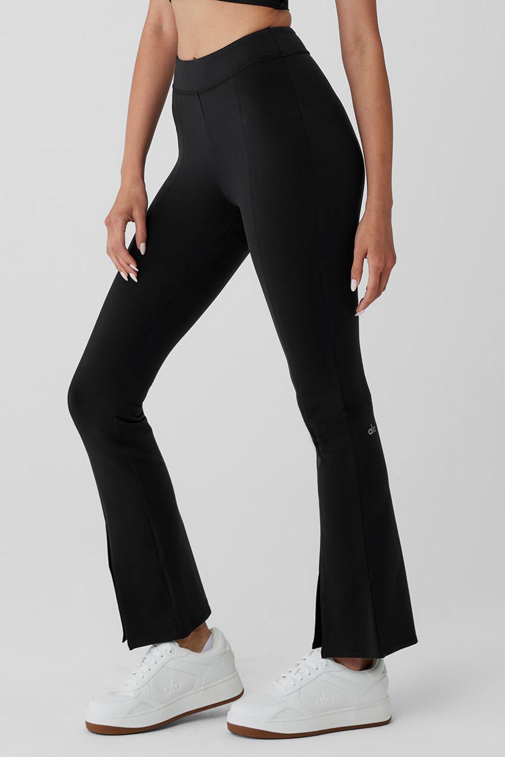 Leggins Alo Yoga Airbrush 7/8 High Waist Flutter Mujer Negros | Mexico  BHG-860734