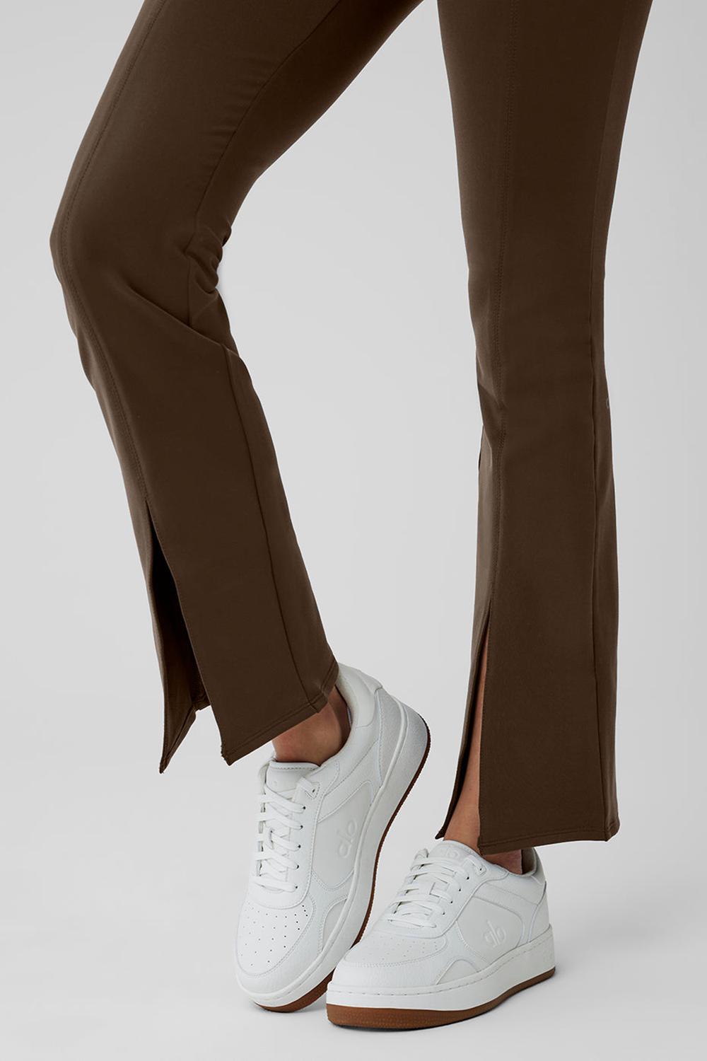 Leggins Alo Yoga Airbrush High-Waist 7/8 Flutter Mujer Espresso | Mexico  IDZ-321560