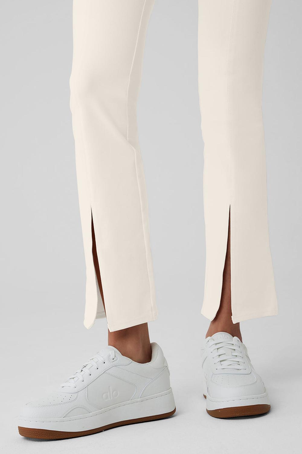 Leggins Alo Yoga Airbrush High-Waist 7/8 Flutter Mujer Ivory | Mexico  GFE-743809