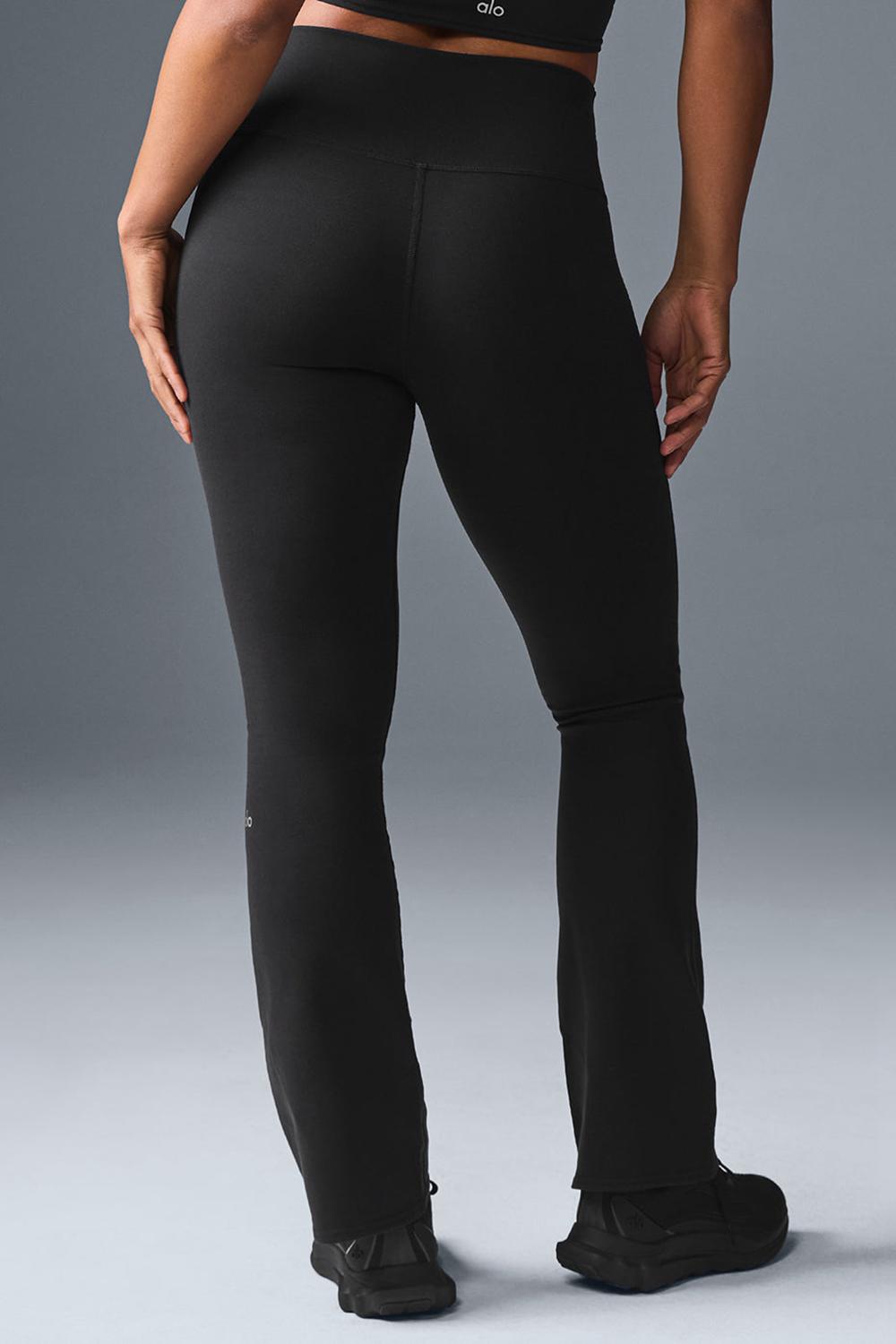 Leggins Alo Yoga Airbrush High-Waist Bootcut Mujer Negros | Mexico  ZYW-673281