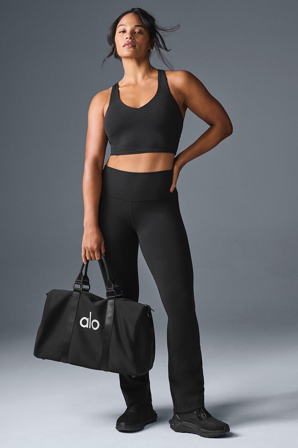 Leggins Alo Yoga Airbrush High-Waist Bootcut Mujer Negros | Mexico  ZYW-673281