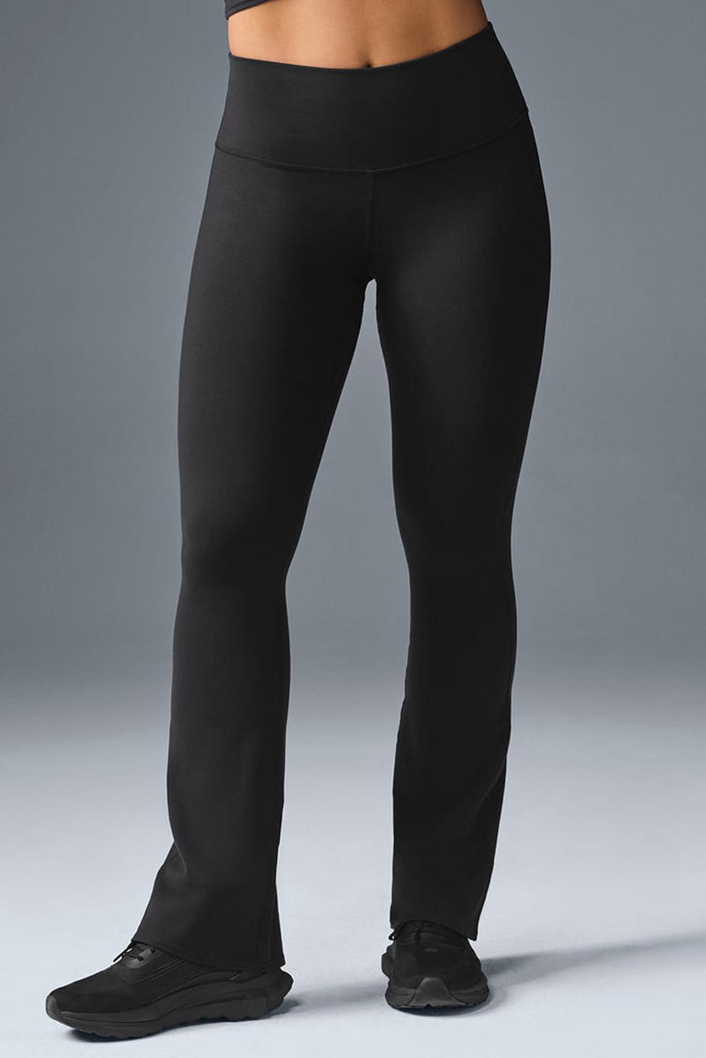 Leggins Alo Yoga Airbrush High-Waist Bootcut Mujer Negros | Mexico  ZYW-673281