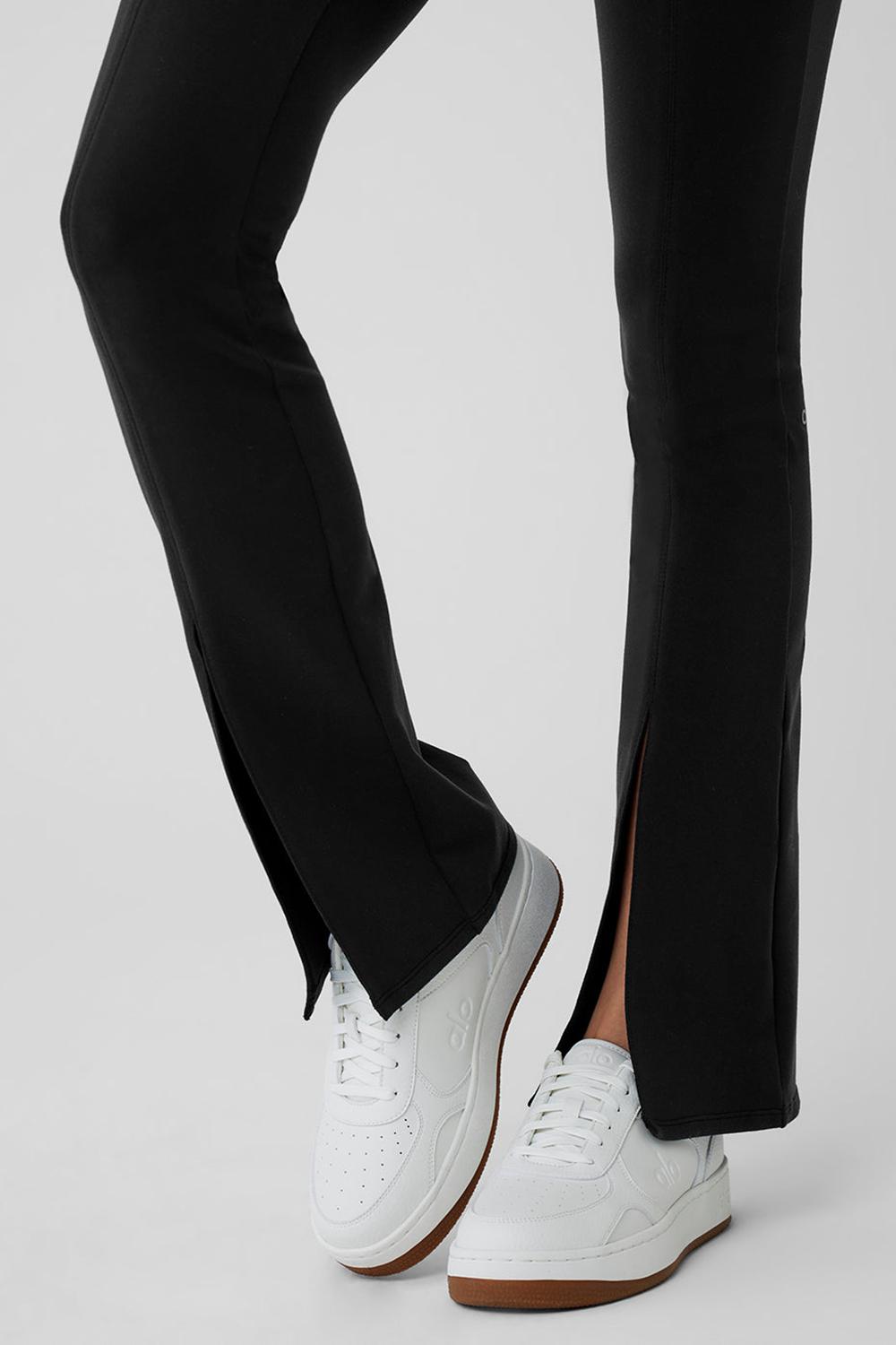 Leggins Alo Yoga Airbrush High-Waist Flutter Mujer Negros | Mexico  MPX-986027