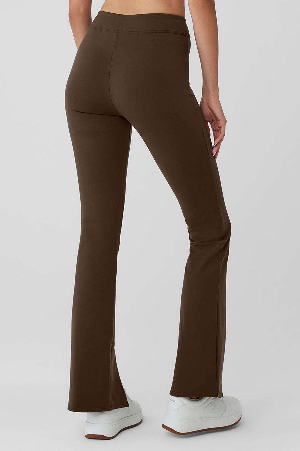 Leggins Alo Yoga Airbrush High-Waist Flutter Mujer Espresso | Mexico  FXL-367208