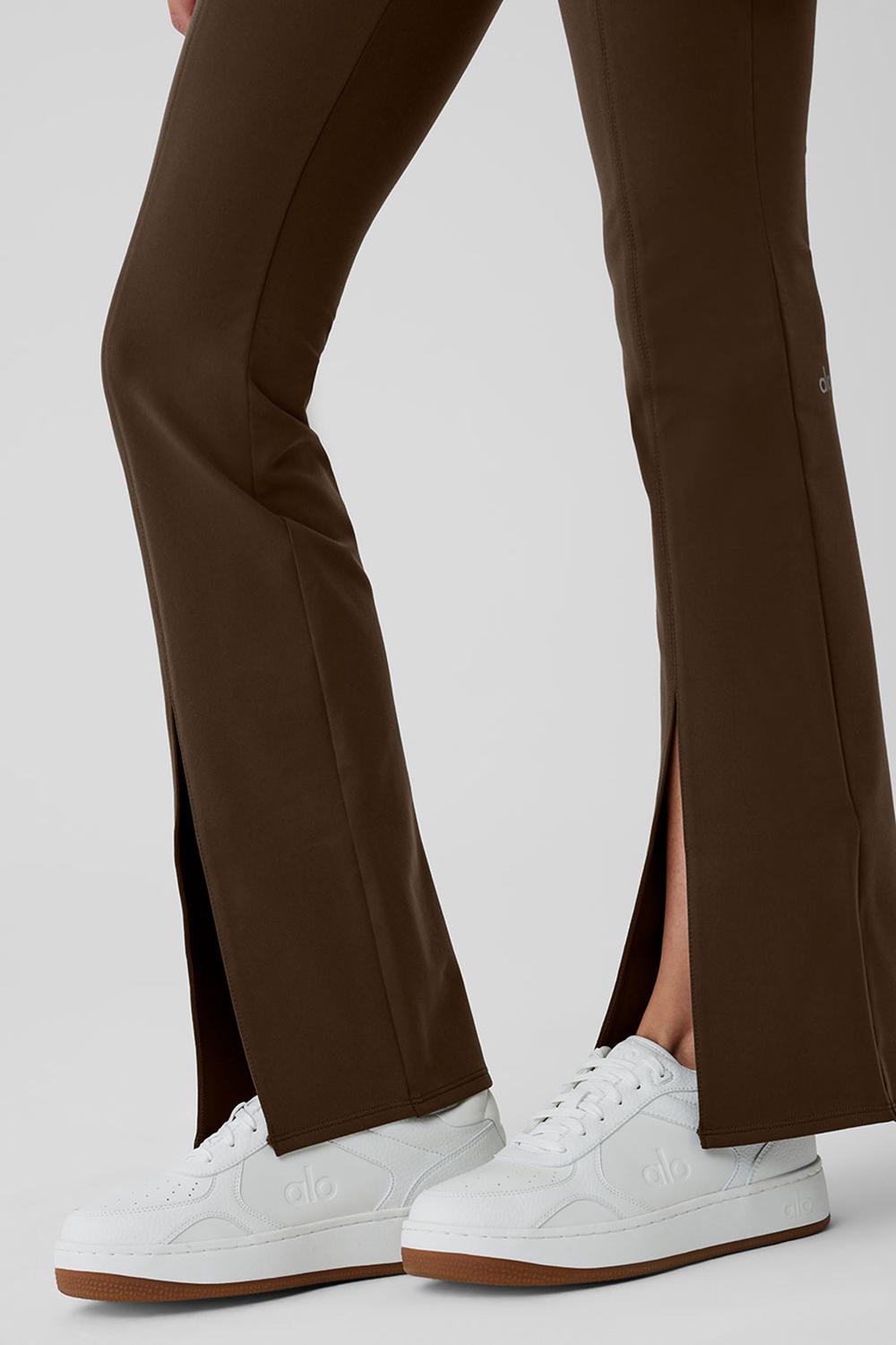 Leggins Alo Yoga Airbrush High-Waist Flutter Mujer Espresso | Mexico  FXL-367208