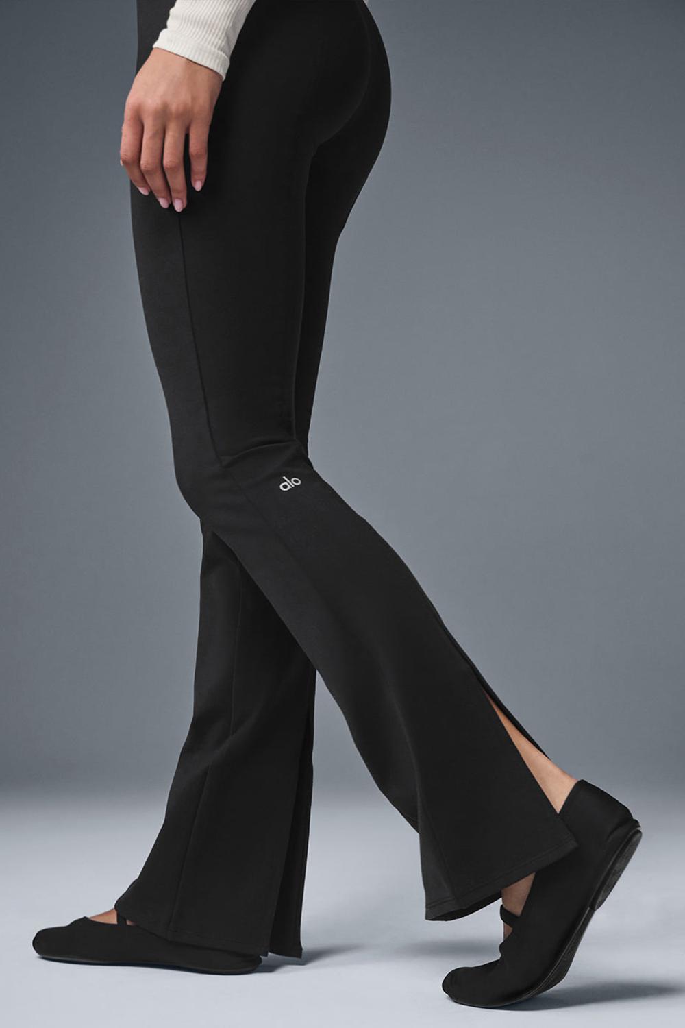 Leggins Alo Yoga Airbrush High-Waist Kick-Back Mujer Negros | Mexico  EST-123907