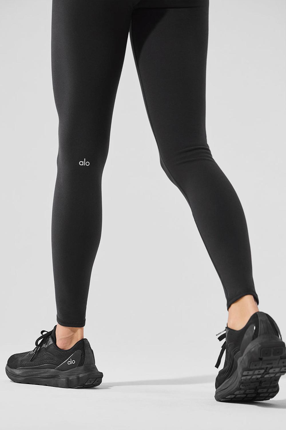 Leggins Alo Yoga Airbrush Winter Warm High-Waist Nocturne Mujer Negros | Mexico  CBF-591436