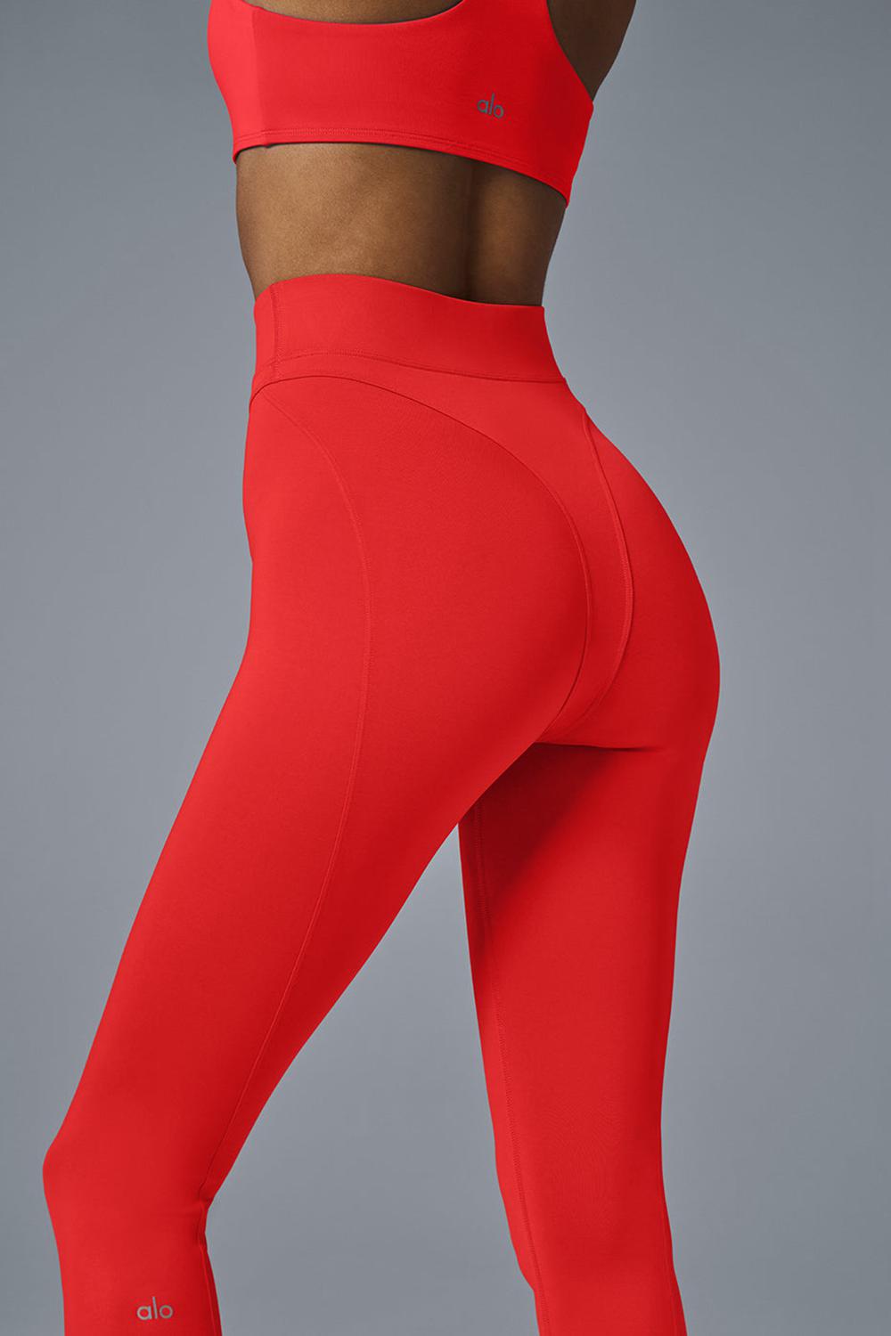 Leggins Alo Yoga Airlift Extreme High-Waist Emphasize Mujer Rojos | Mexico  FGJ-583721