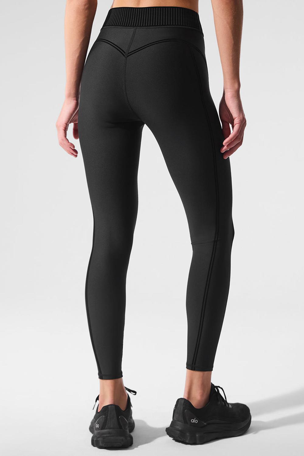 Leggins Alo Yoga Airlift High-Waist 7/8 Line Up Mujer Negros | Mexico  ZTD-905163