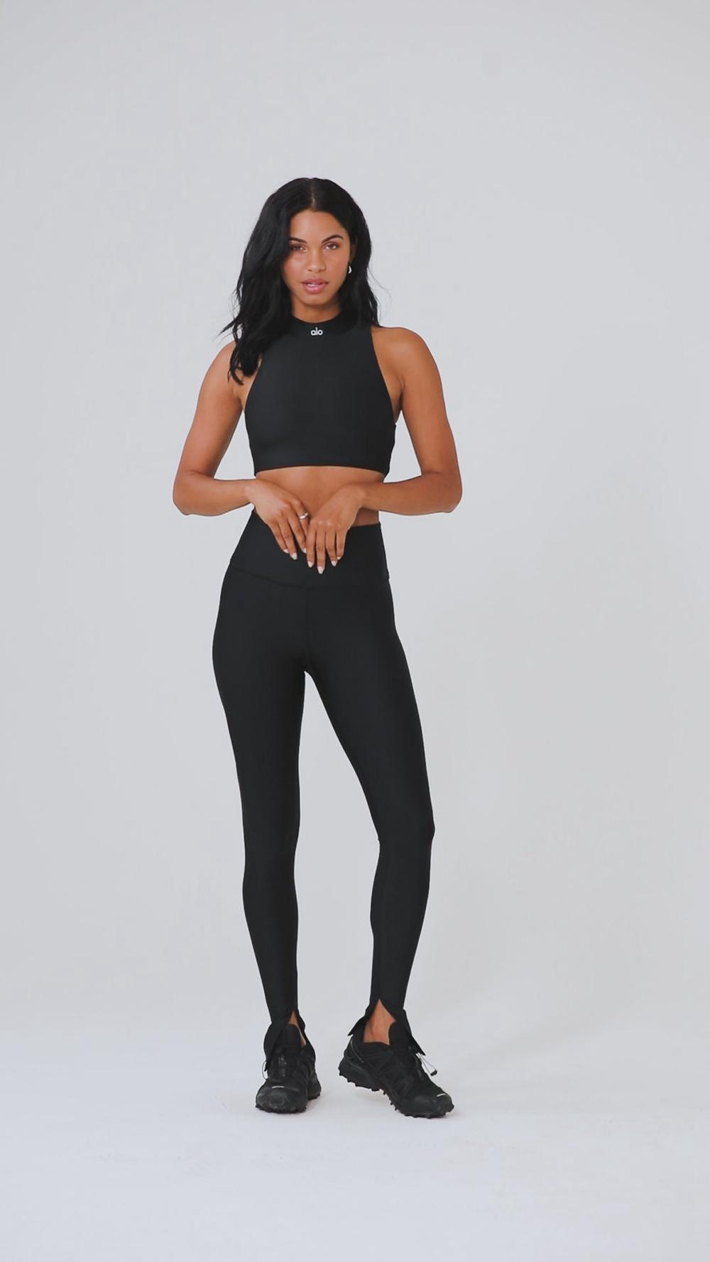 Leggins Alo Yoga Airlift High-Waist Elongated Mujer Anthracite | Mexico  HFV-750392