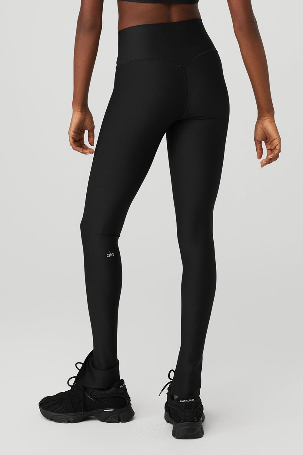 Leggins Alo Yoga Airlift High-Waist Elongated Mujer Negros | Mexico  QOC-435608
