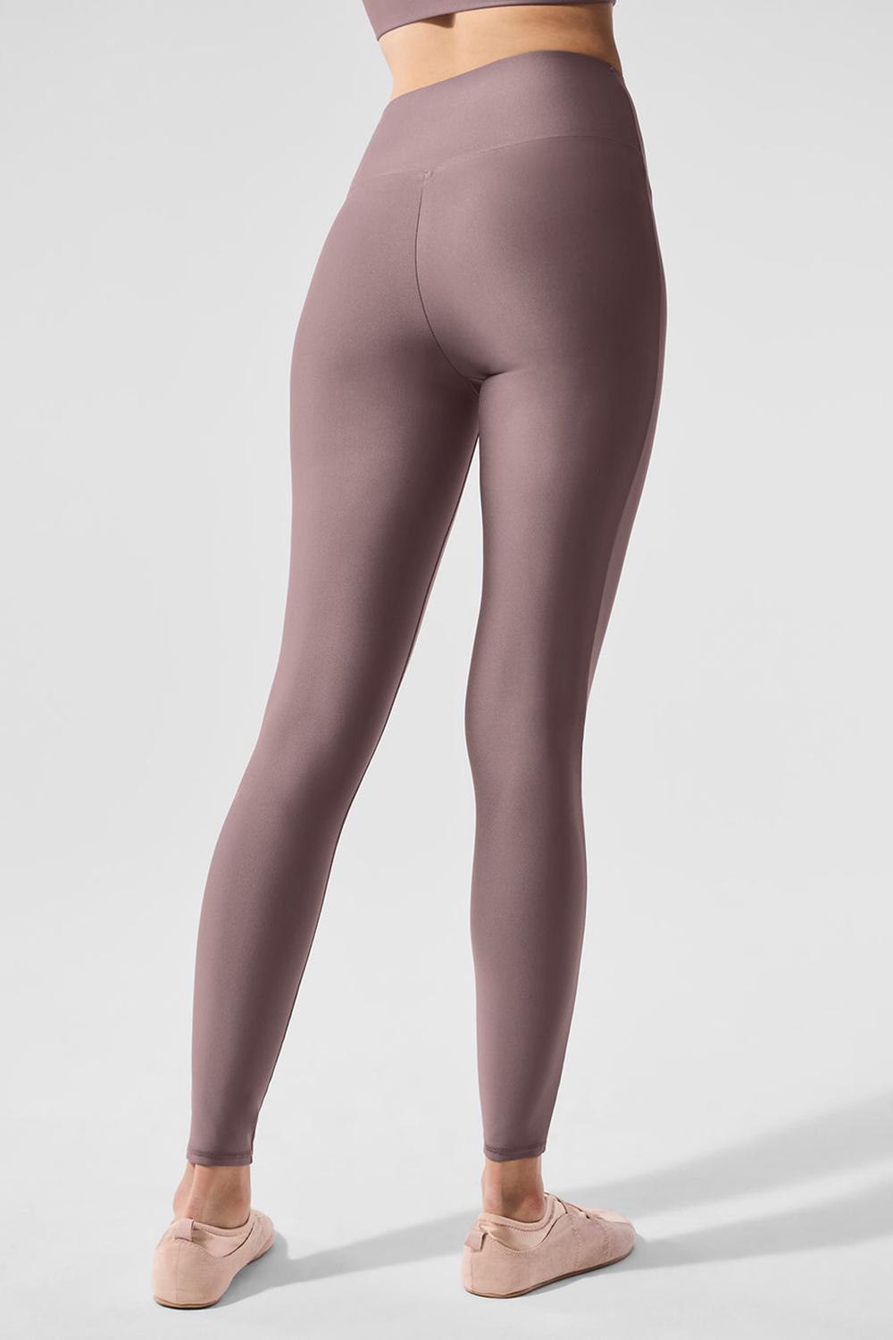Leggins Alo Yoga Airlift High-Waist Sleek Mujer Mushroom | Mexico  RHY-534671